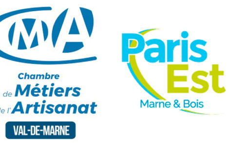 Logos de Paris Est Marne et Bois et de la Chambre des Métiers et de l'Artisanat du Val-de-Marne.