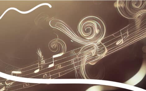 Des notes de musique symbolisant une mélodie.