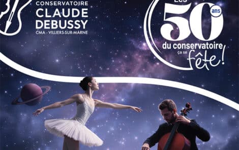 Une danseuse et un violoncelliste.