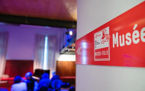 Signalétique du musée de la Micro-Folie.