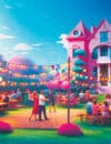 Illustration d'une ambiance guinguette dans le parc de la Villa Michot.