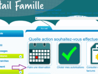 1. Je me connecte sur mon espace personnel du portail famille.