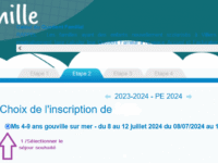 2. Je sélectionne le séjour souhaité.
