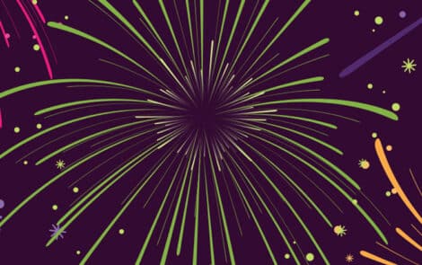 Illustration de feu d'artifice.