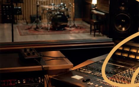 Table de mixage sonore.