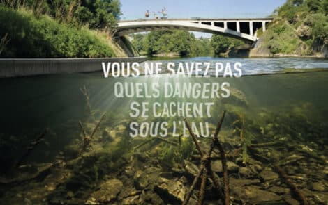 Vous ne savez pas quels dangers se cachent sous l'eau.