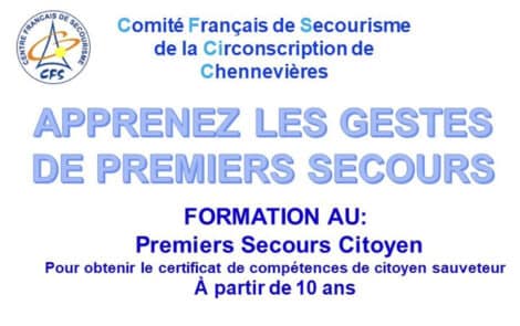 Gestes de premier secours.