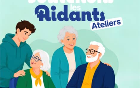 Des personnes aidantes soutiennent des personnes dans le besoin d'aide.