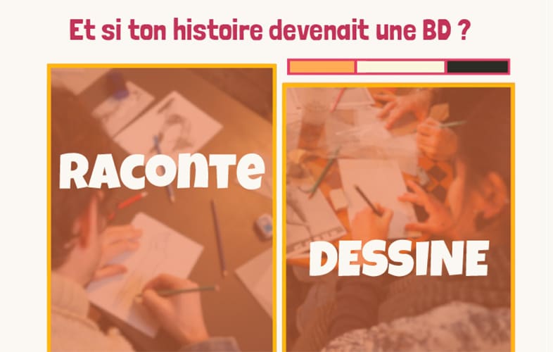 Bulles de bande dessinées.