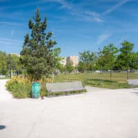 La nature renforce sa place au parc Frieberg.
